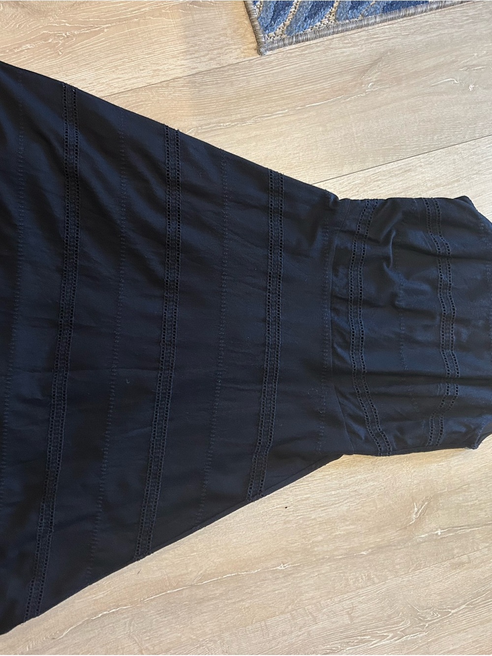 Loft Black midi dress